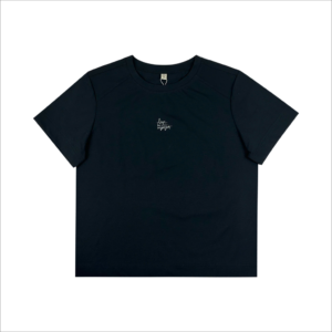 Women's T-shirt Papka 3038 black Live in the moment
