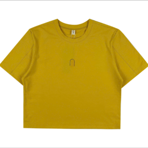 Papka 3038 Women's Basic T-Shirt Yellow